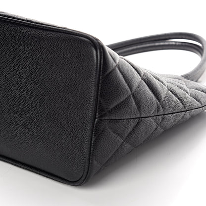 Chanel Caviar Quilted Medallion Tote Black 9 of 9