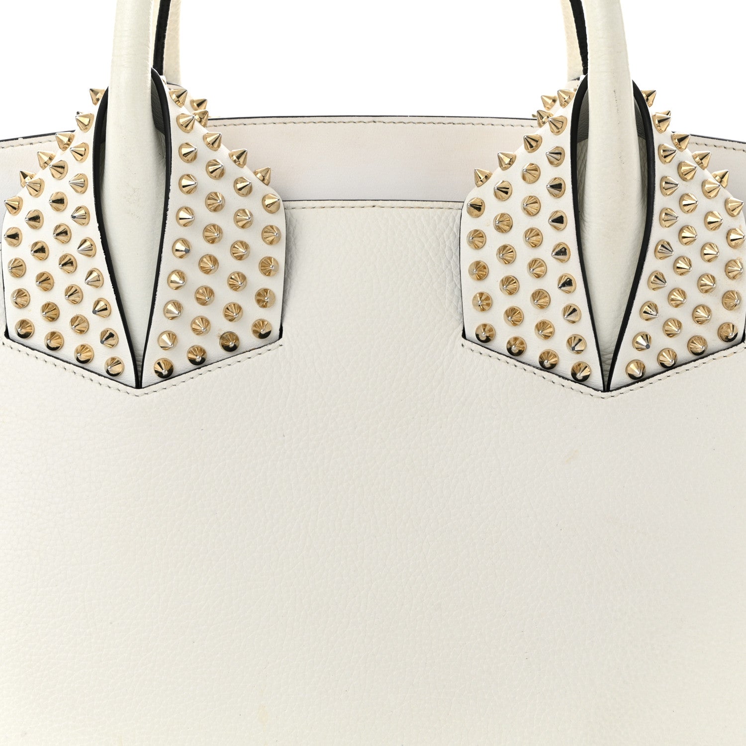 Christian Louboutin Calfskin Small Eloise Tote White 8 of 17