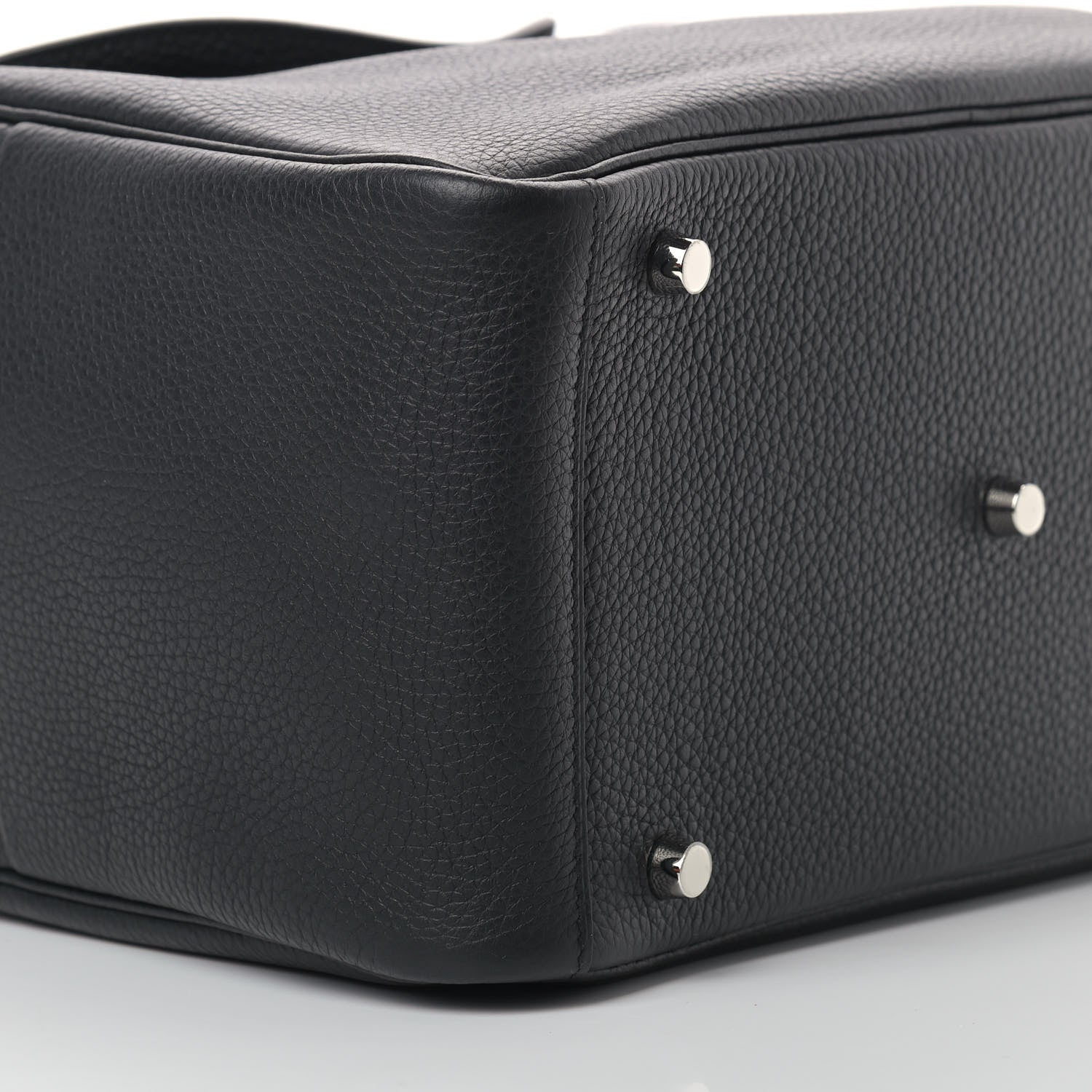 Hermes Taurillon Clemence Lindy 30 Black 8 of 10
