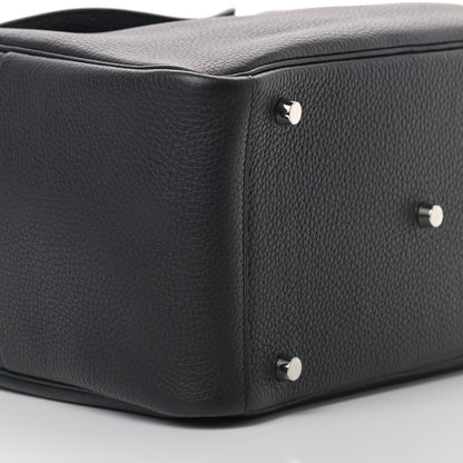 Hermes Taurillon Clemence Lindy 30 Black 8 of 10