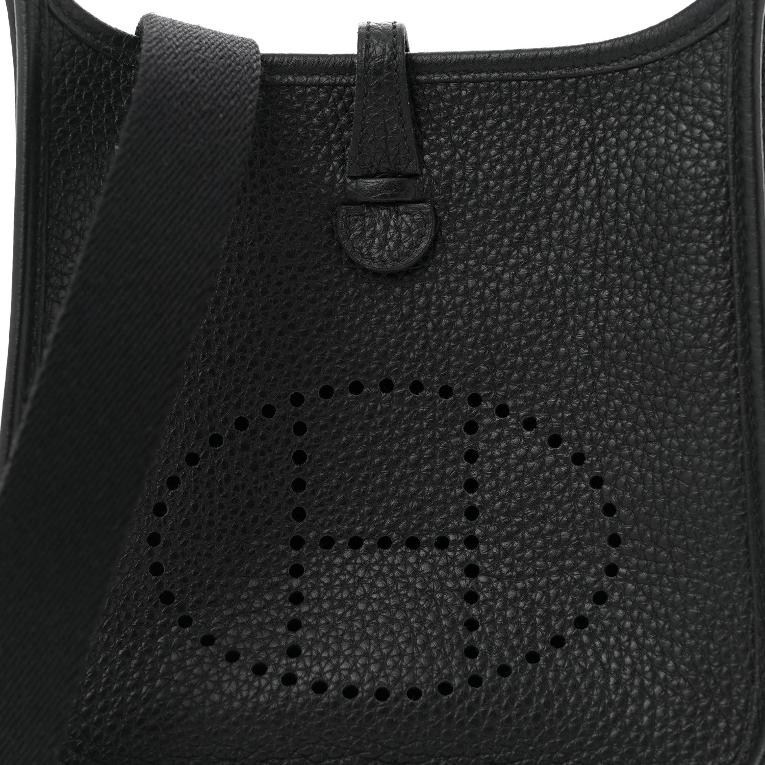 Hermes Taurillon Clemence Evelyne TPM Black 8 of 10