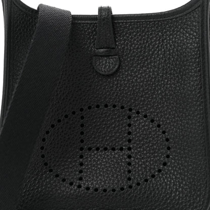 Hermes Taurillon Clemence Evelyne TPM Black 8 of 10