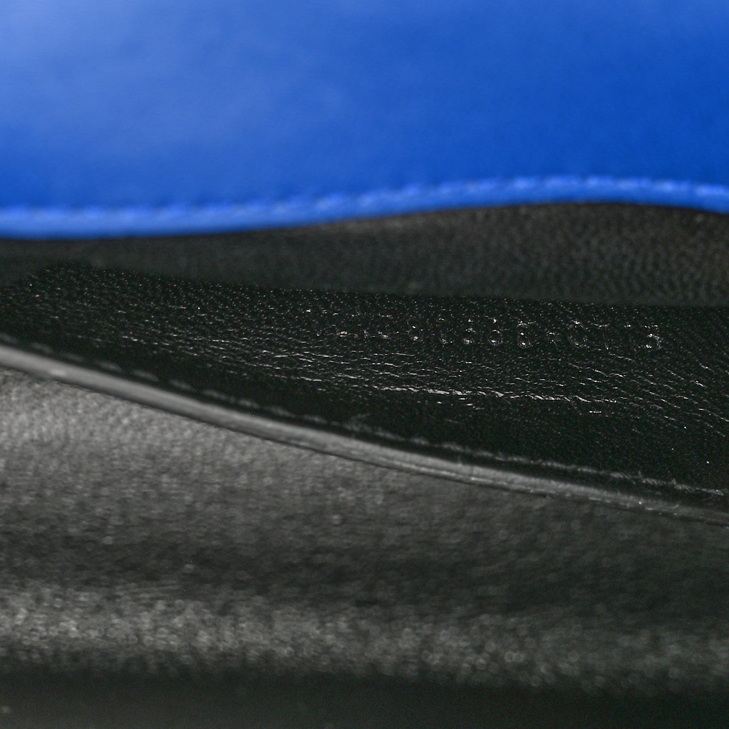 Saint Laurent SAINT LAURENT Lambskin Matelasse Chevron Small Monogram Satchel Royal Blue 8 of 11