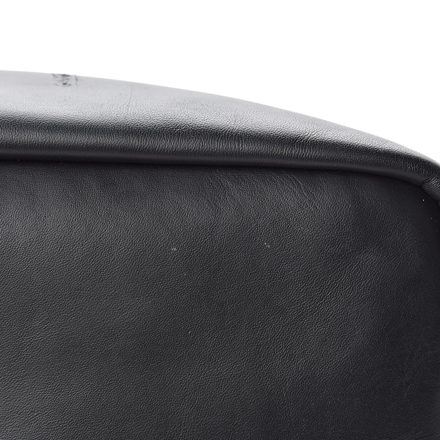 Smooth Calfskin Large Baylee Tote Black Grey