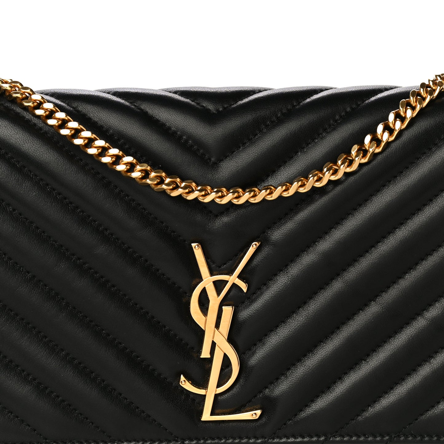 Lambskin Matelasse Monogram Kate 99 Black