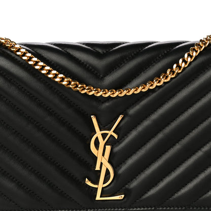 Saint Laurent Lambskin Matelasse Monogram Kate 99 Black 9 of 22