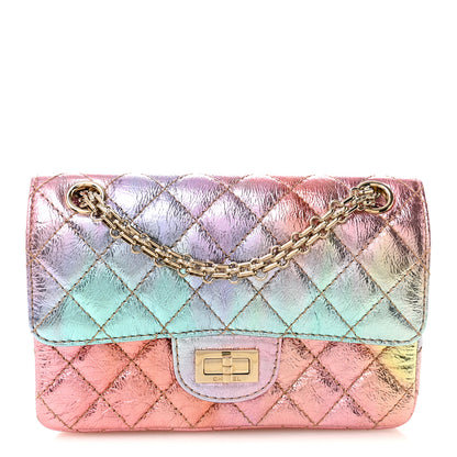 Chanel Metallic Goatskin Quilted Mini 2.55 Reissue Flap Multicolor 1 of 11