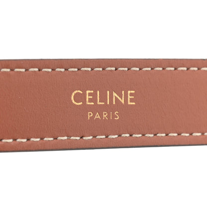 Celine Denim Ava Shoulder Bag Navy Tan 6 of 12