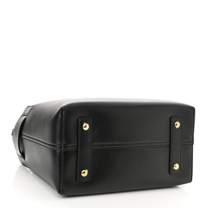Burberry Smooth Calfskin Triple Stud Small Belt Bag Black Tan 3 of 9