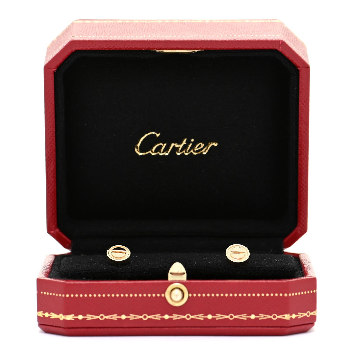 18K Yellow Gold LOVE Earrings