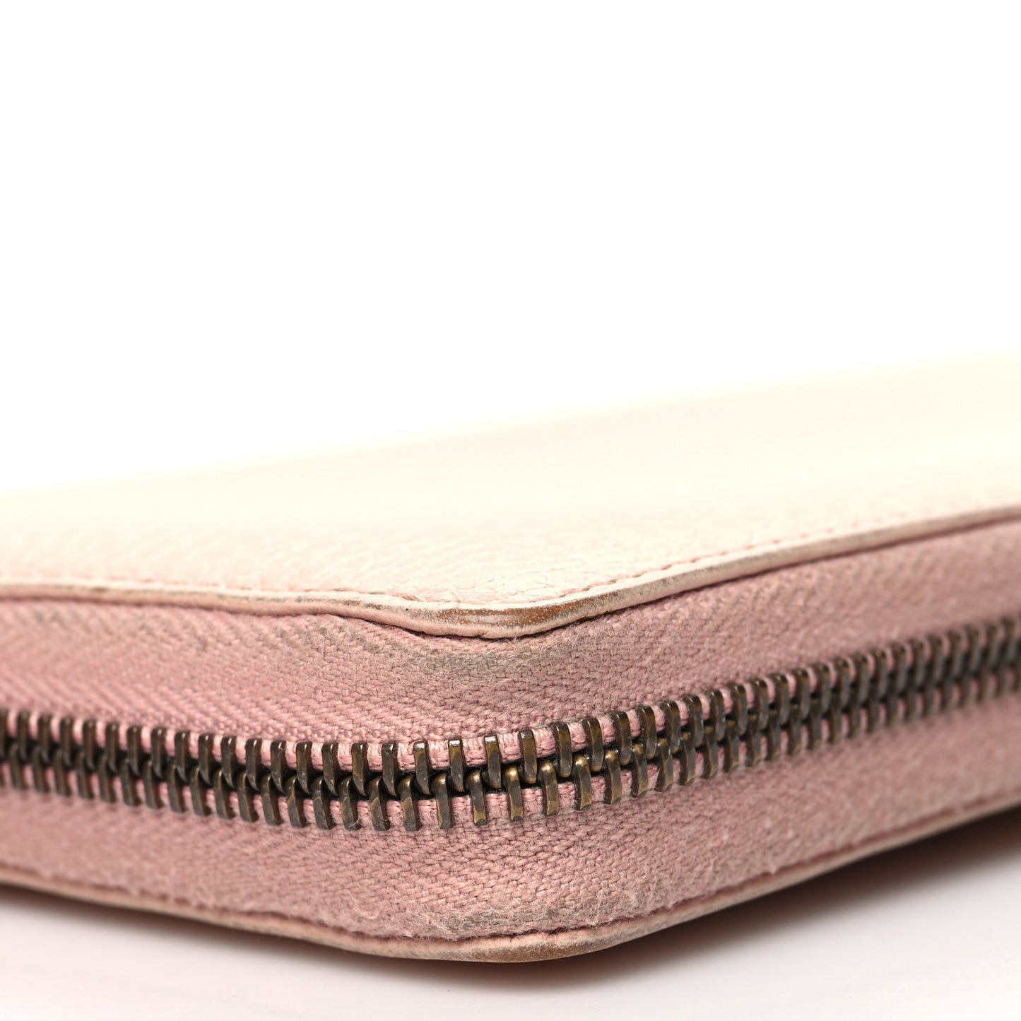Calfskin Butterfly Farfalla Zip Around Wallet Perfect Pink
