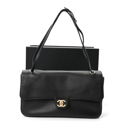 Chanel Grained Calfskin Small Souplissimo Maxi Flap Black 11 of 11