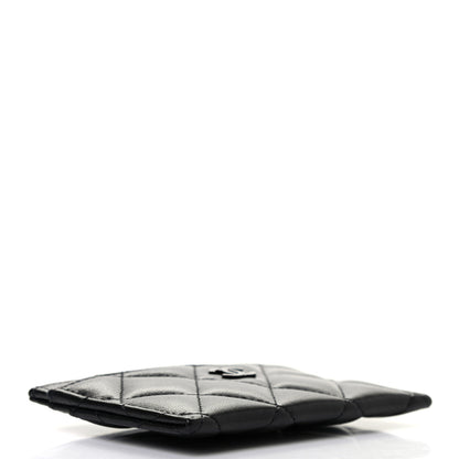Chanel Lambskin Quilted Card Holder So Black 4 of 8