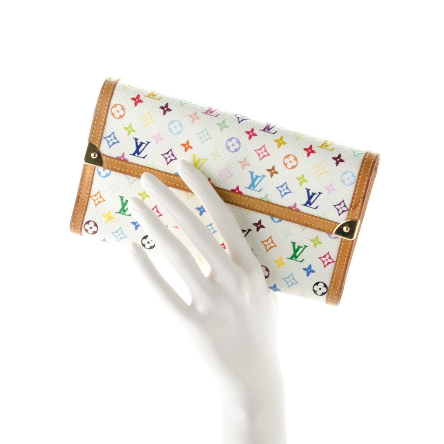 Monogram Multicolor Porte Tresor International Wallet White
