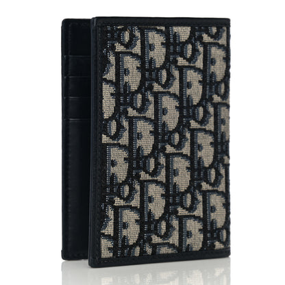Christian Dior Oblique 30 Montaigne Passport Holder Blue 3 of 11
