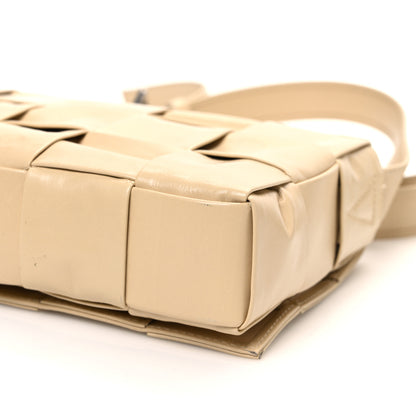 Bottega Veneta Paper Calfskin Maxi Intrecciato Cassette Crossbody Bag Porridge 13 of 13