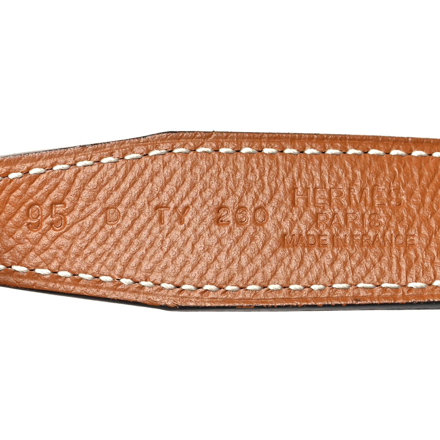 Swift Epsom 24mm Mini Constance H Belt 95 38 Black Gold