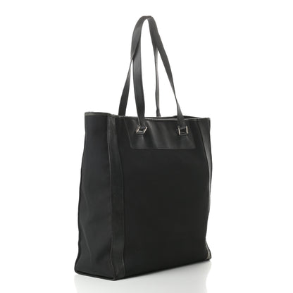 Gucci Nylon Calfskin Tote Black 3 of 20