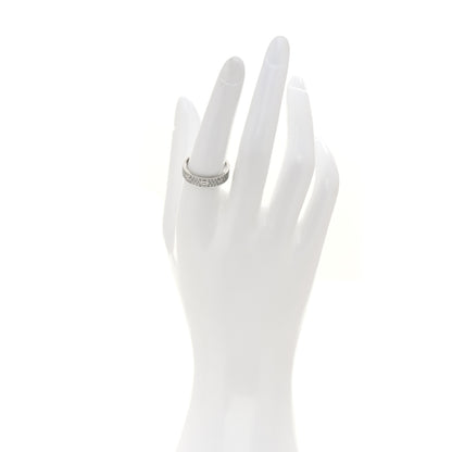 Cartier 18K White Gold Diamond 5mm LOVE Paved Ring 56 7.75 2 of 5