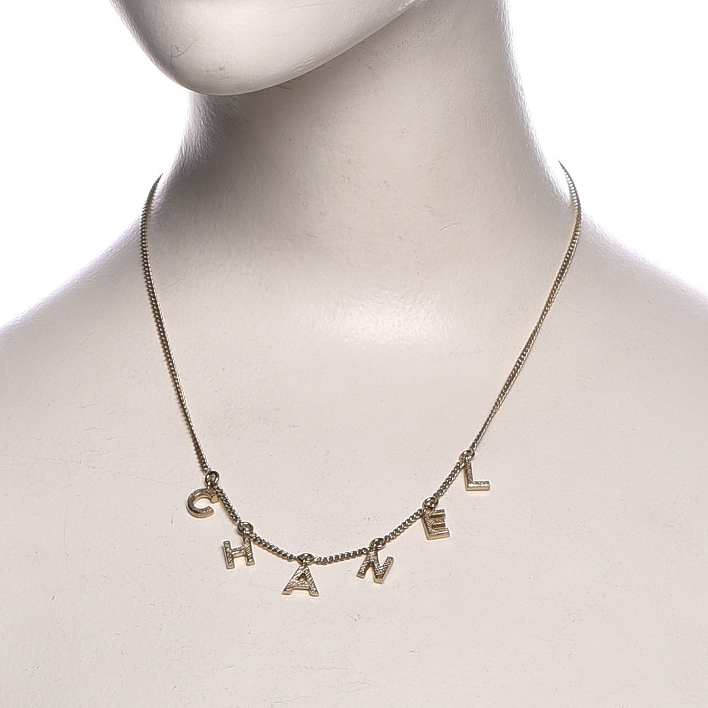 Logo Necklace Gold