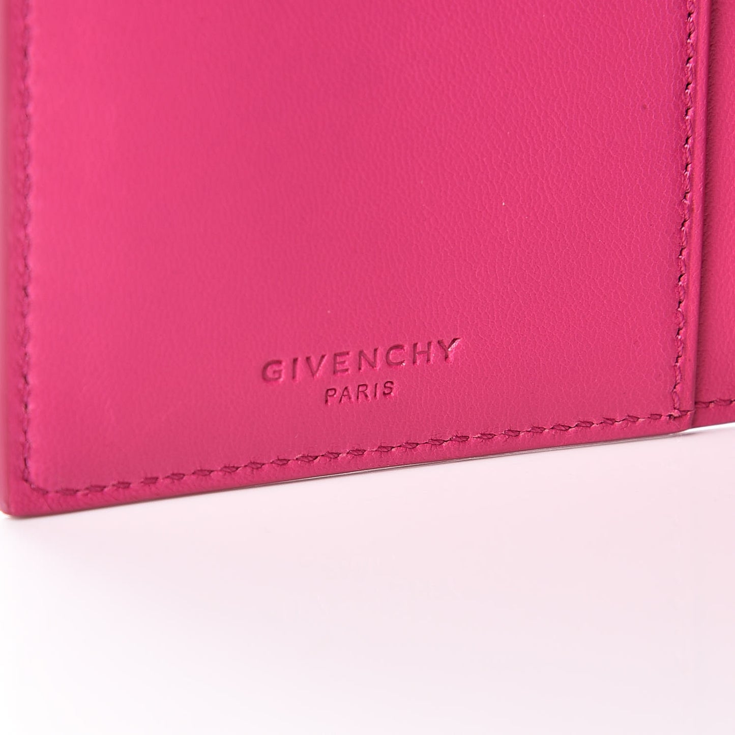 Calfskin Urban Medium Logo Flap Wallet Cyclamen