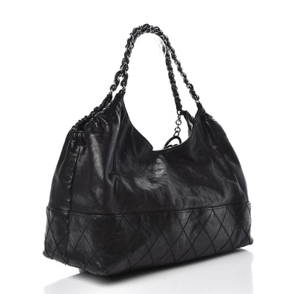 Chanel Calfskin Baby Coco Cabas Black 4 of 15