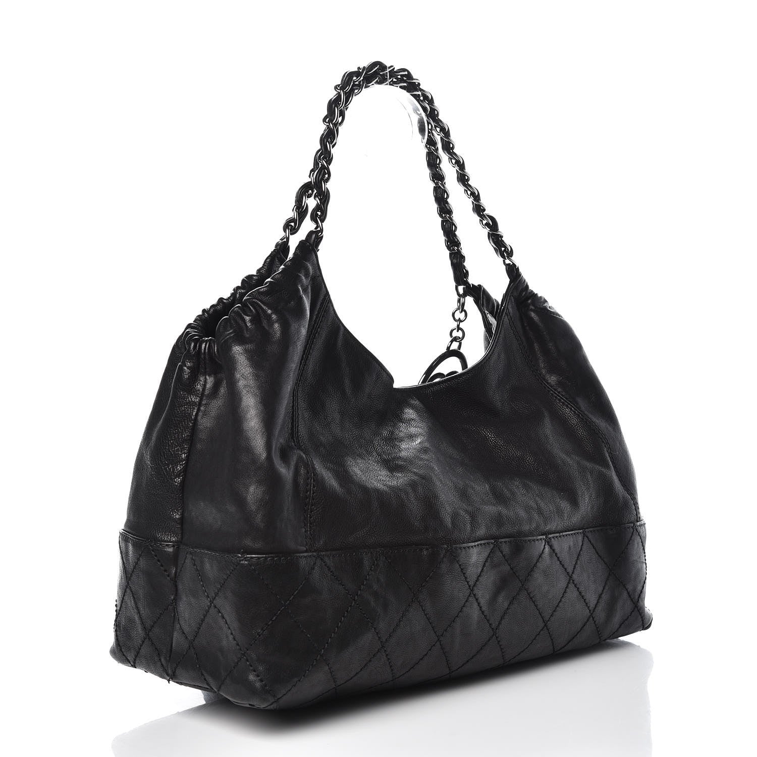 Chanel Calfskin Baby Coco Cabas Black 4 of 15