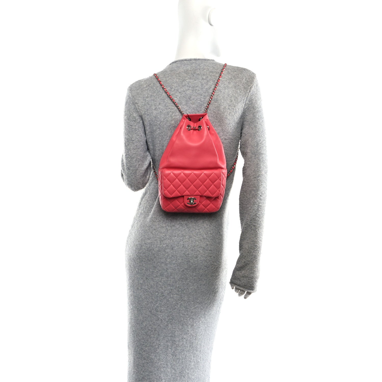 Chanel Lambskin Quilted Small in Seoul Backpack Pink 2 of 11