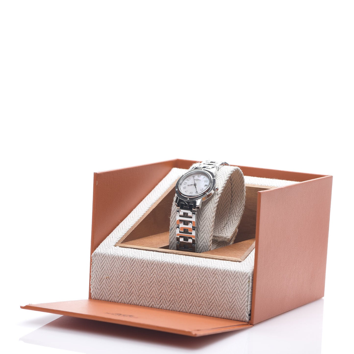 Stainless Steel Mother of Pearl 24mm Clipper Quartz Watch