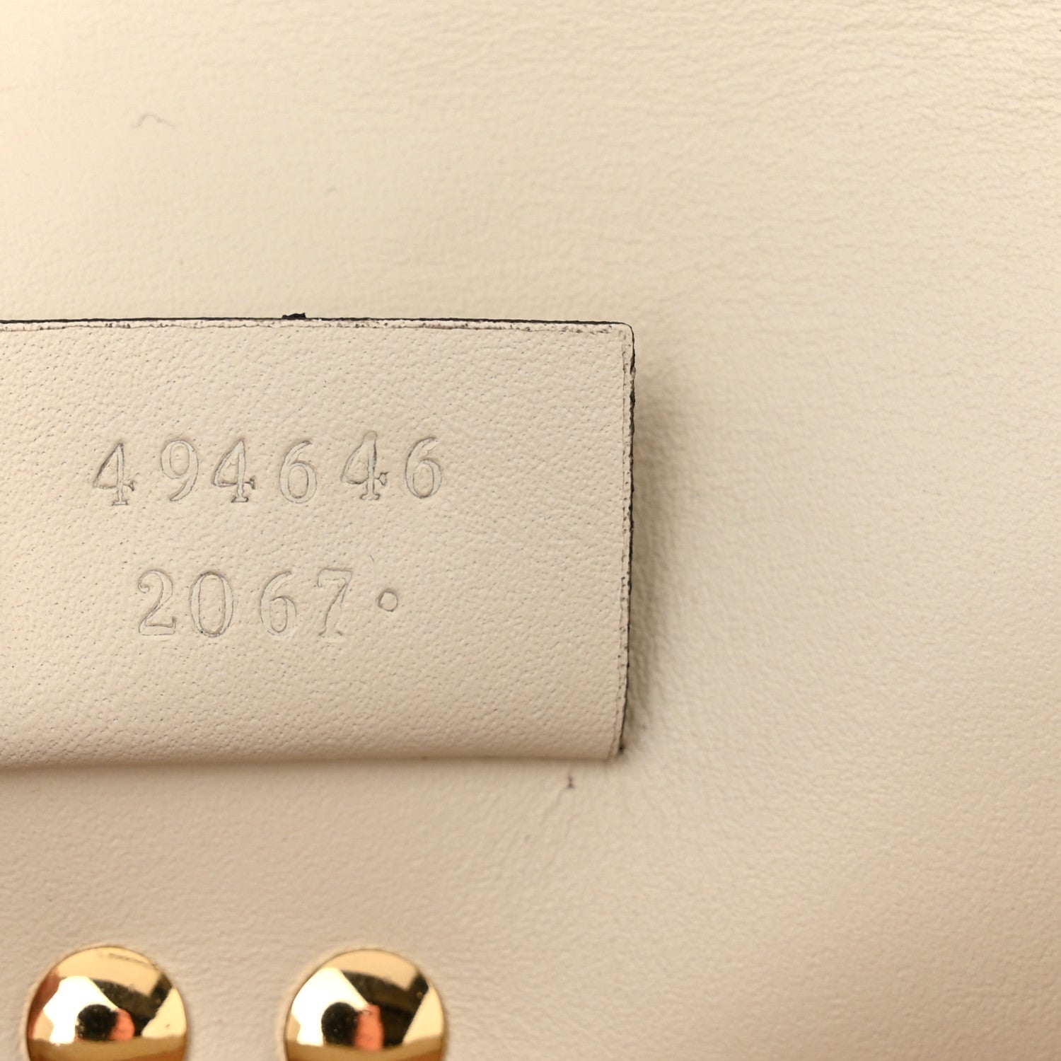 Gucci Calfskin Super Mini Sylvie Chain Shoulder Bag White 7 of 11