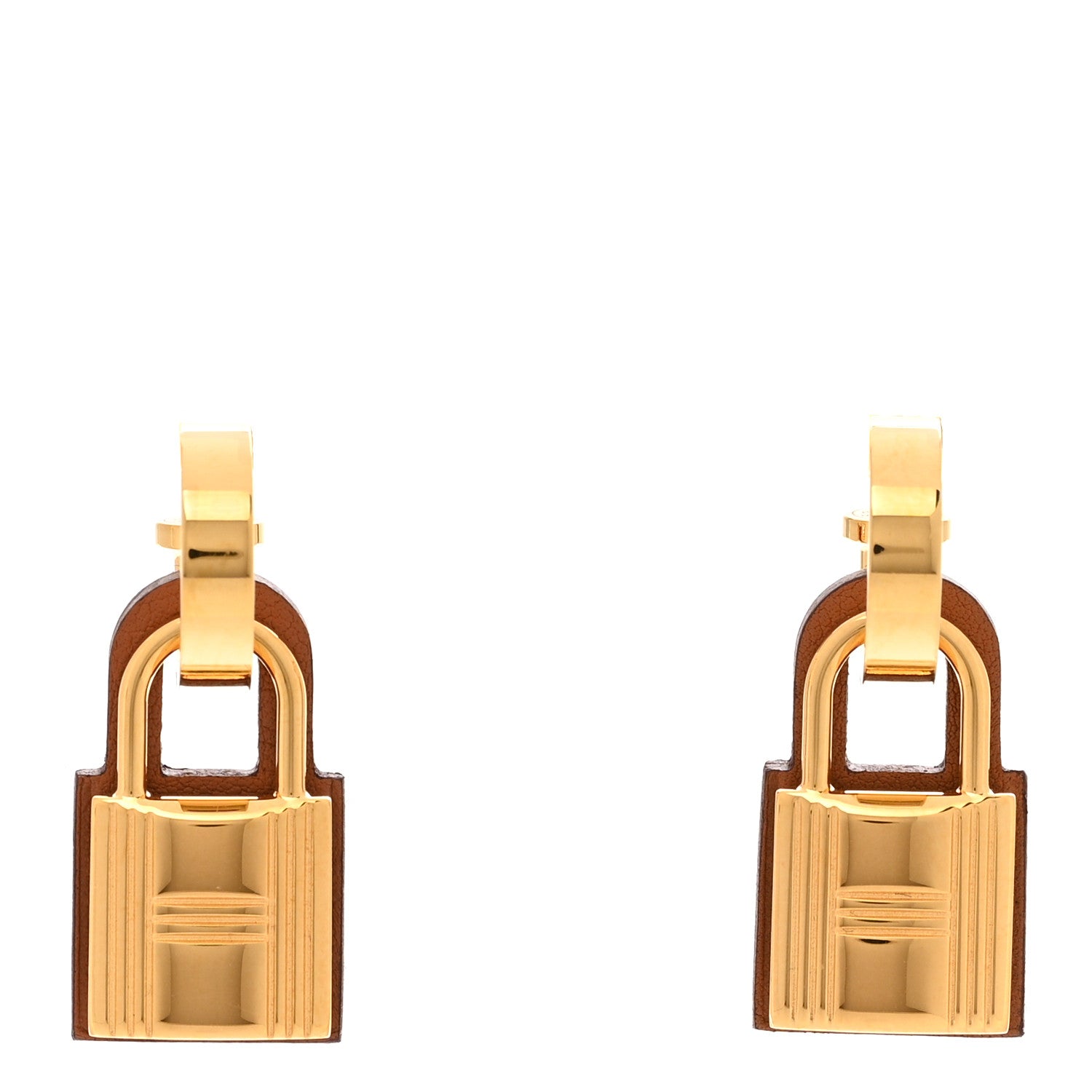Hermes Swift O'Kelly Earrings Gold 1 of 5
