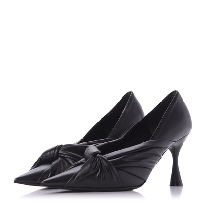 Balenciaga Smooth Nappa Drapy 80mm Pumps 37 Black 2 of 10