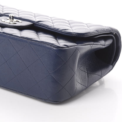 Chanel Caviar Quilted Jumbo Double Flap Navy Blue 6 of 9