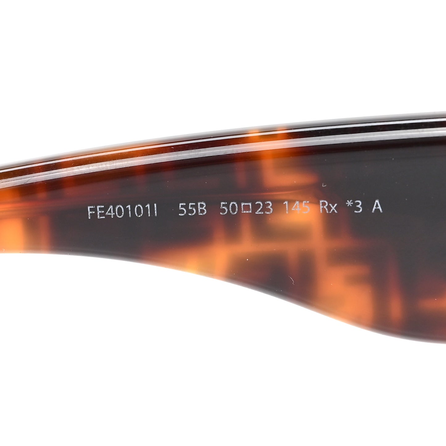 Acetate Fendi Square Sunglasses FE40101 Havana Black