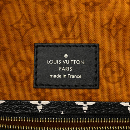 Louis Vuitton Monogram Giant Crafty Neverfull MM Creme Caramel 6 of 11