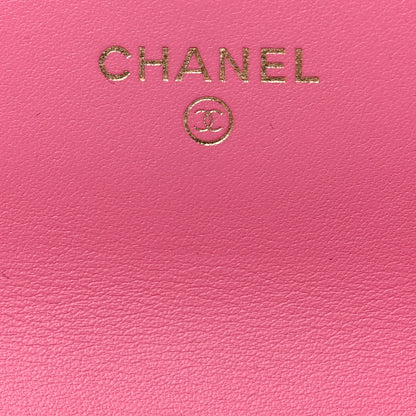 Chanel Lambskin Quilted Large Boy Gusset Flap Wallet Pink 6 of 10