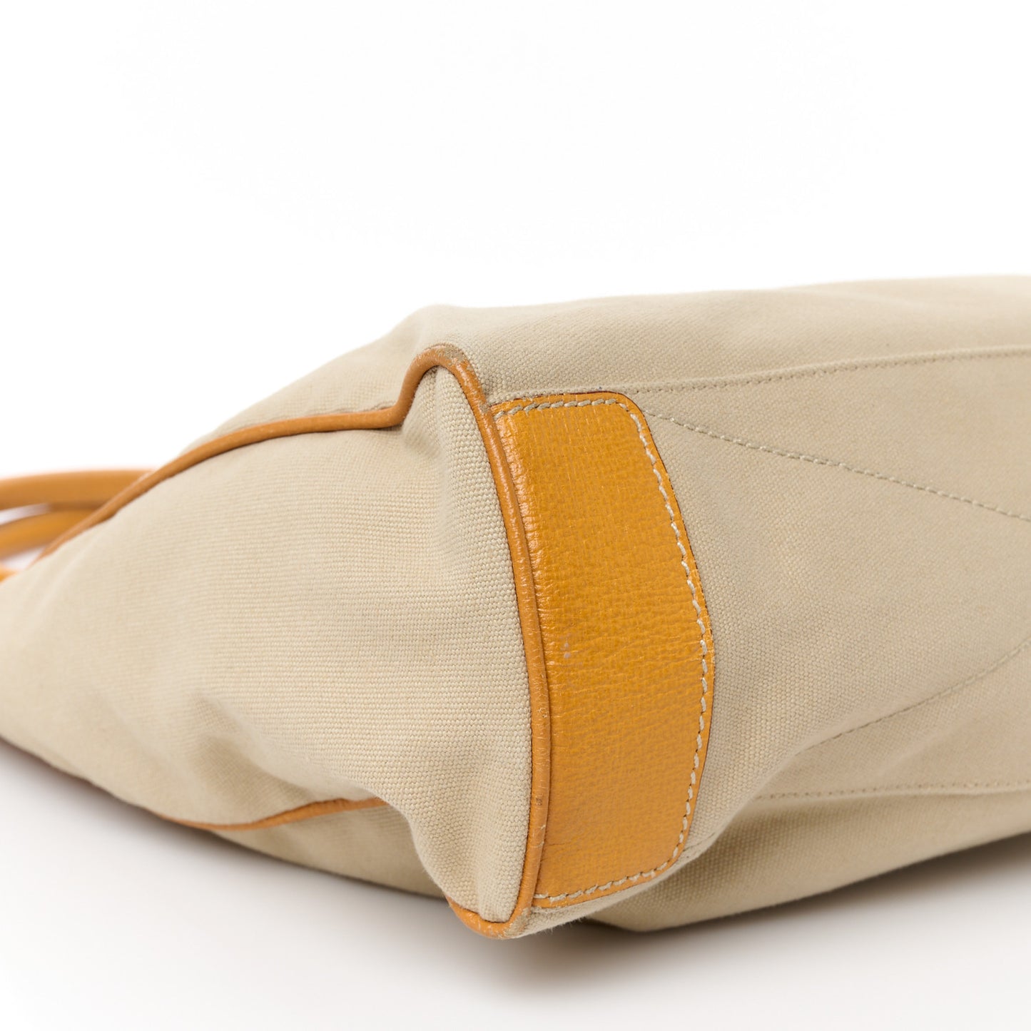 Canapa Cinghiale Top Handle Bag Corda Yellow