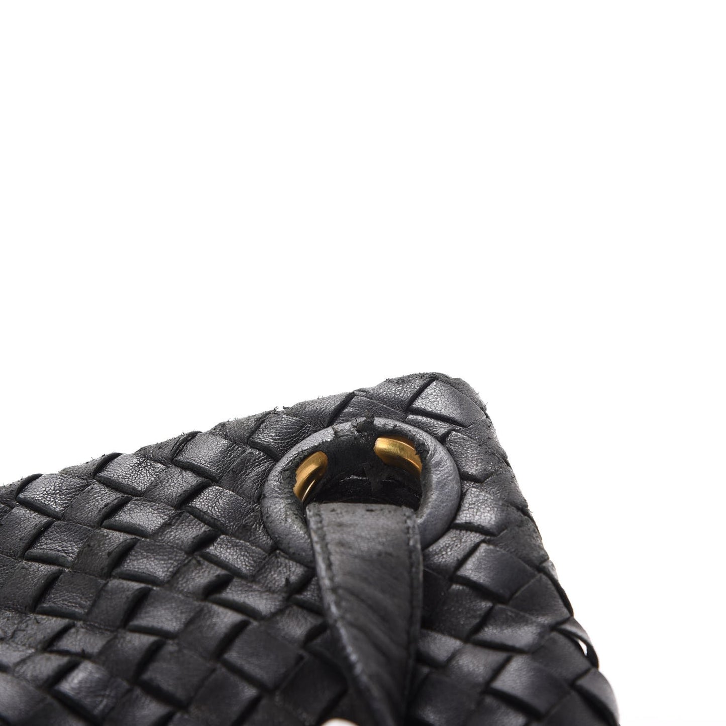 Nappa Intrecciato Medium Garda Bag Black