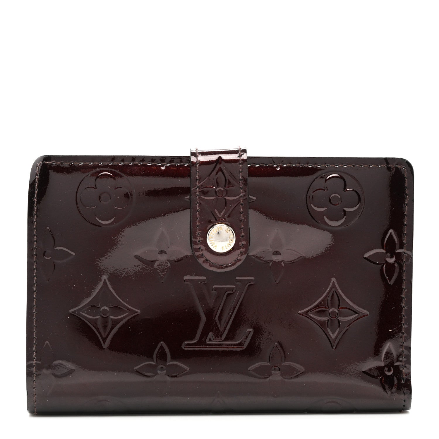 Louis Vuitton Vernis French Purse Wallet Rouge Fauviste 1 of 7