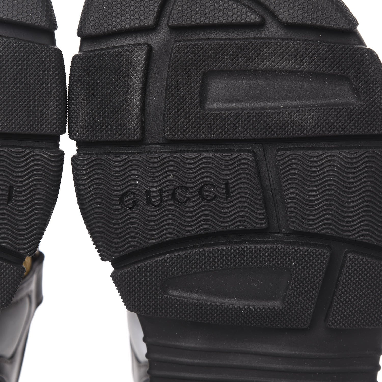 Gucci X SEGA Nappa Mesh Mens Aguru Sandals 9 Loess Black 6 of 9