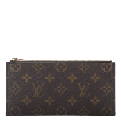 Louis Vuitton Monogram Felicie Chain Wallet Zippered Insert Fuchsia 1 of 7