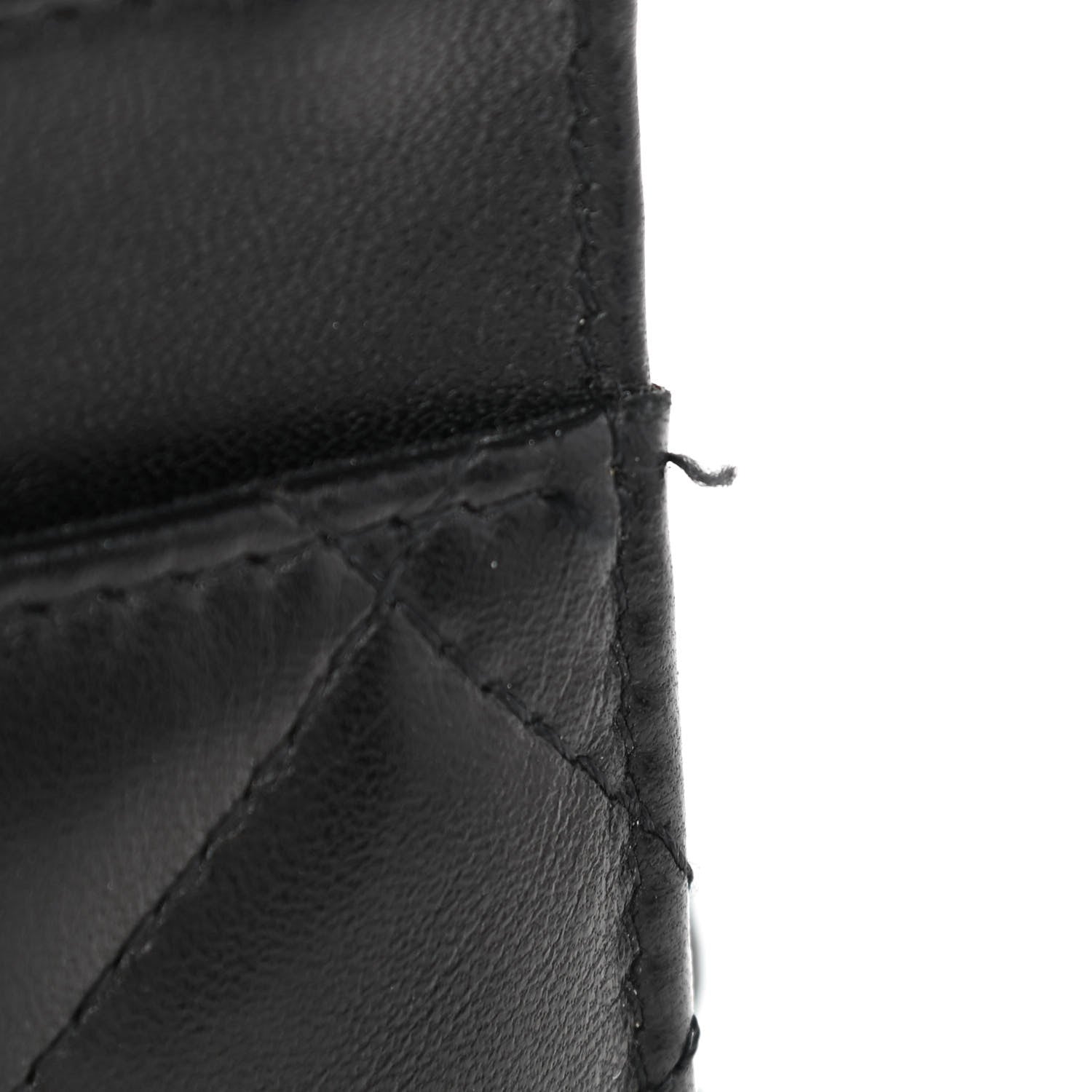 Chanel Lambskin Quilted Wallet On Chain WOC Black 13 of 13