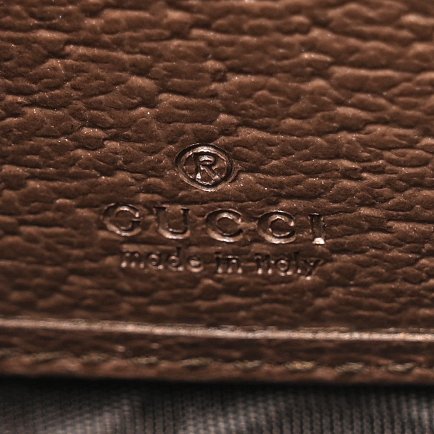Gucci GG Supreme Monogram Web Ophidia Zip Around Wallet Brown 7 of 10