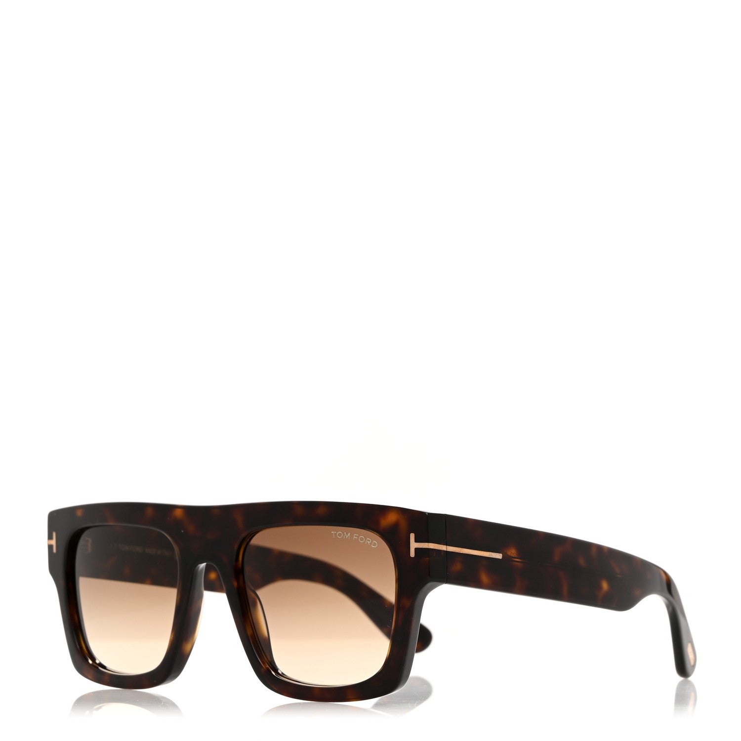 Tom Ford Fausto Sunglasses TF711 Tortoise 1 of 8