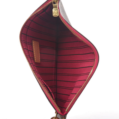 Louis Vuitton Monogram Neverfull MM GM Pochette Pivoine 3 of 9