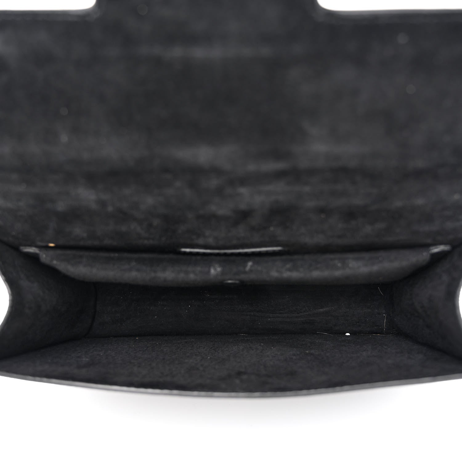 Alexander McQueen Grained Calfskin Hand Appliqued Medium Insignia Flap Black 5 of 15