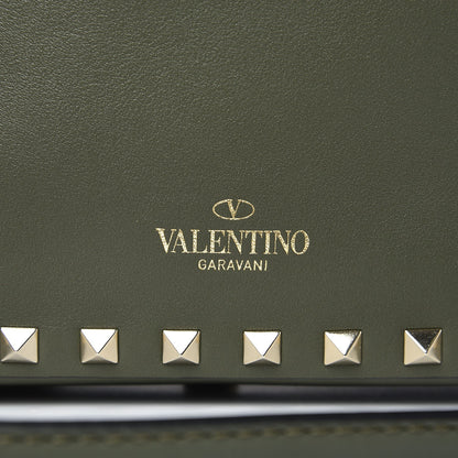 Valentino Garavani Vitello Rockstud Bucket Bag Oasis 7 of 9