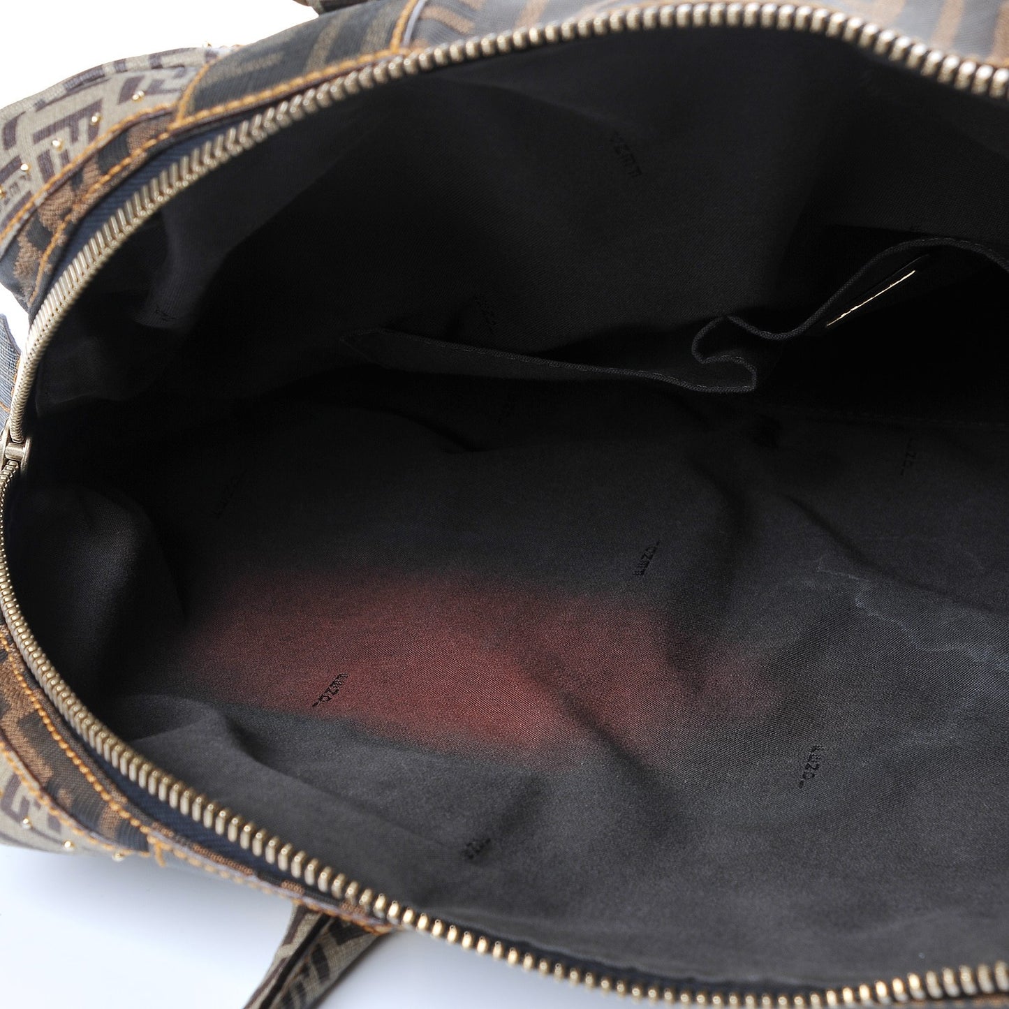 Zucca Zucchino Spalmati Large B Mix Tote Tobacco