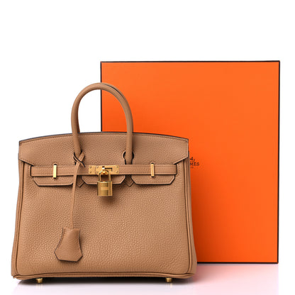 Hermes Togo Birkin 25 Chai 10 of 10