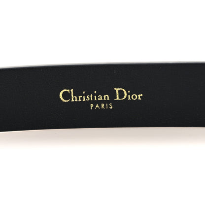 Christian Dior Calfskin 30 Montaigne Cut-Out CD Belt 90 36 Black 5 of 6